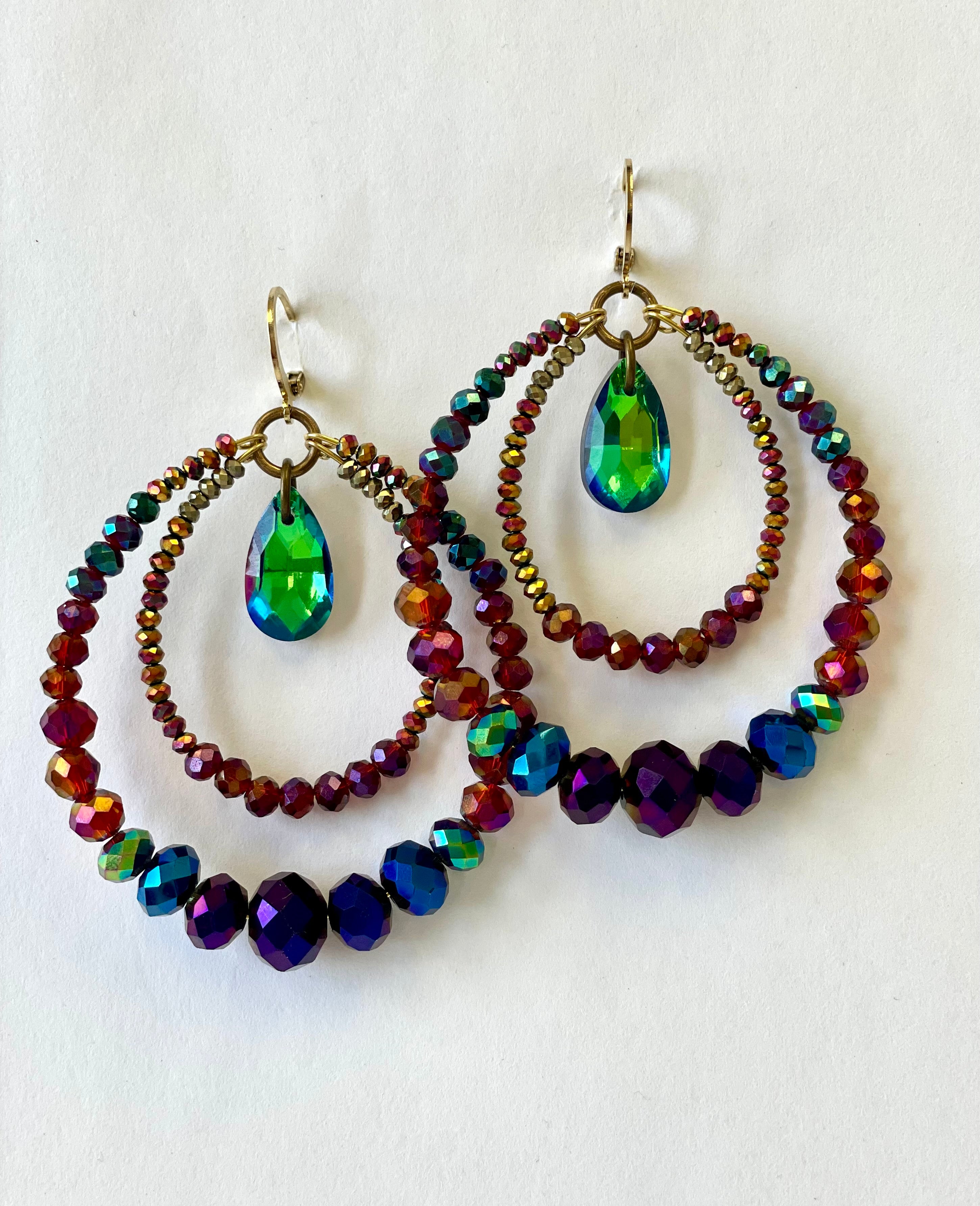 Double Hoop Peacocks