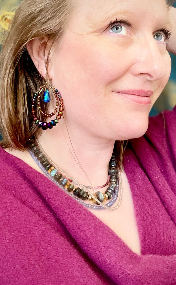 Double Hoop Peacocks
