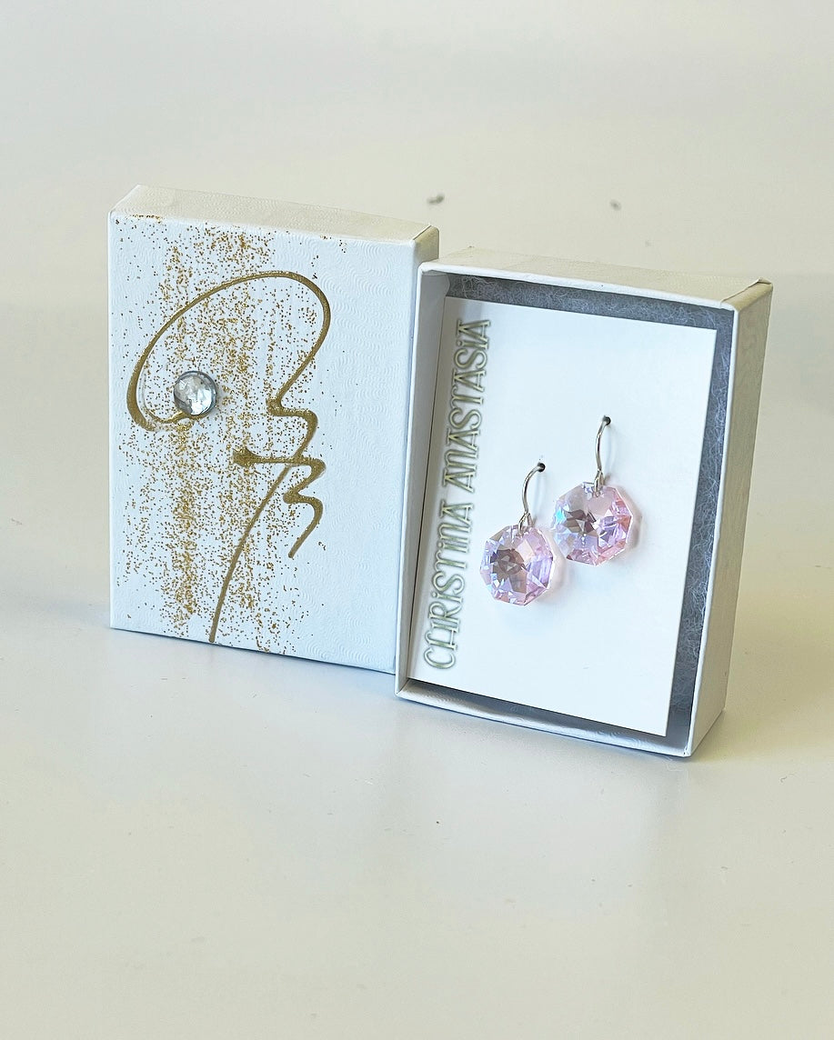 Cherry Blossom Moon Earrings