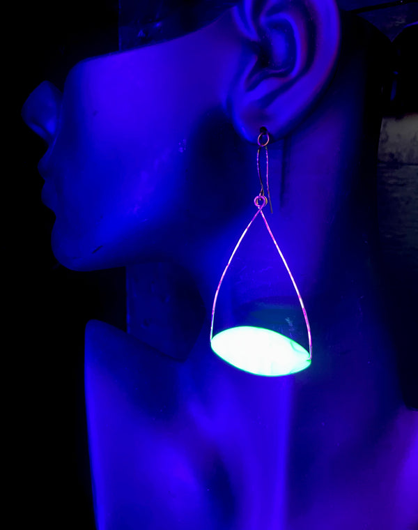 Foxy Black Light Earrings
