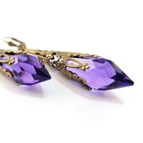 Drops of Joy Earrings- Purple