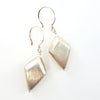 Silver Diamond Earrings