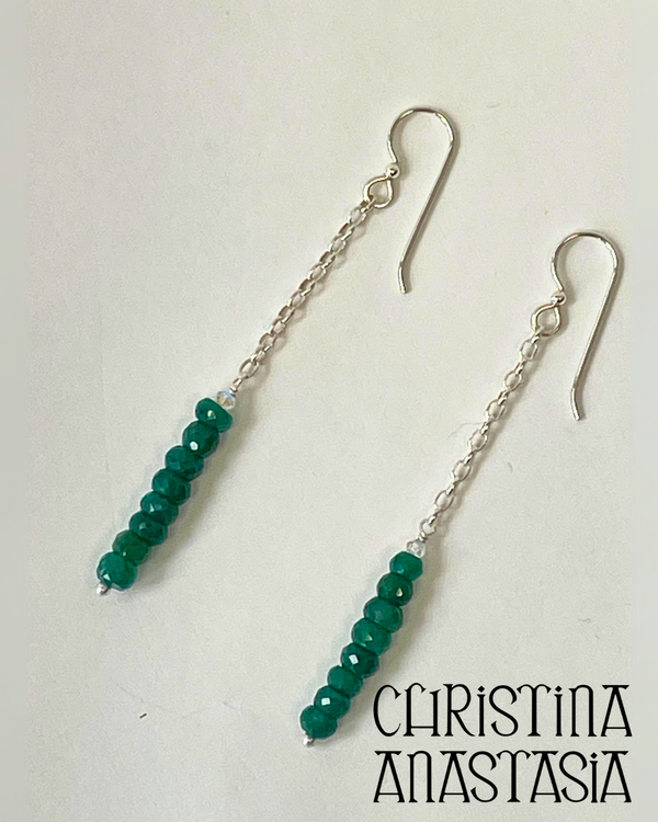 Emerald Dangles