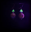 Black Light Earrings