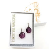 Chocolate Moon Earrings