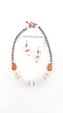 Opalite Under the Sea Necklace and Earring Set