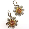 Petite Amber Mucha Earrings