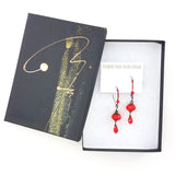 Crimson Nomad Earrings