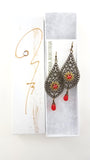 Crimson Sheba Earring